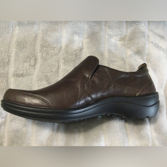 Romika Citylight Brown Leather Slip-on Loafers EU 37 US 6 to 6.5 - Picture 10 of 13